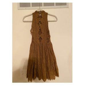 Free People verushka lace mini dress